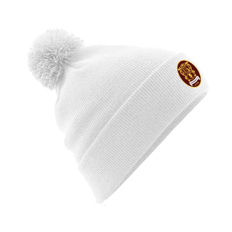 Original Pom Pom Beanie : White